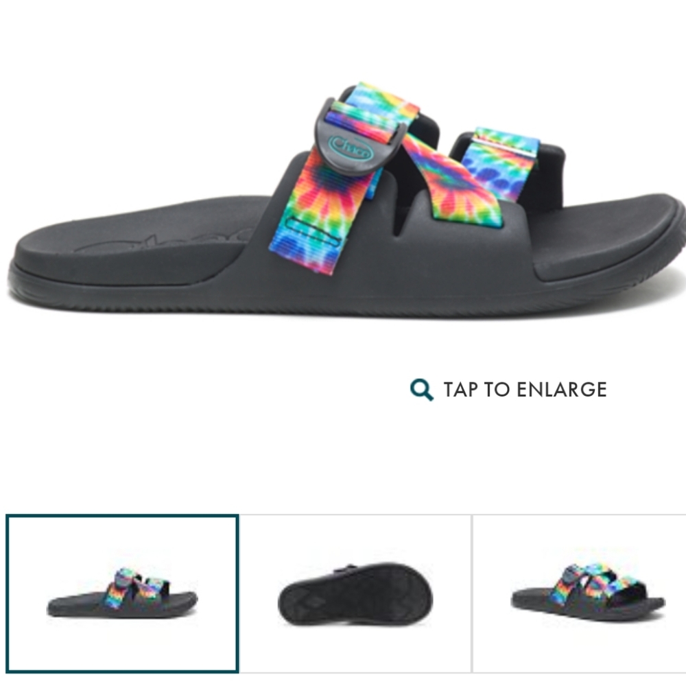 Chaco Women's Chillos Comfort Slide Sandal - Dark Tie Dye
